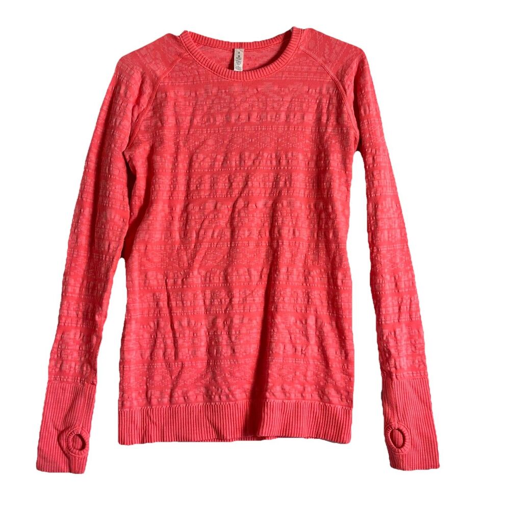 Lululemon Swiftly Rest Less Pullover Thumbholes 8… - image 1